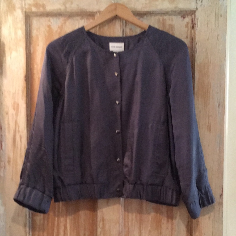 Club Monaco Silk “Baseball” Styled Jacket